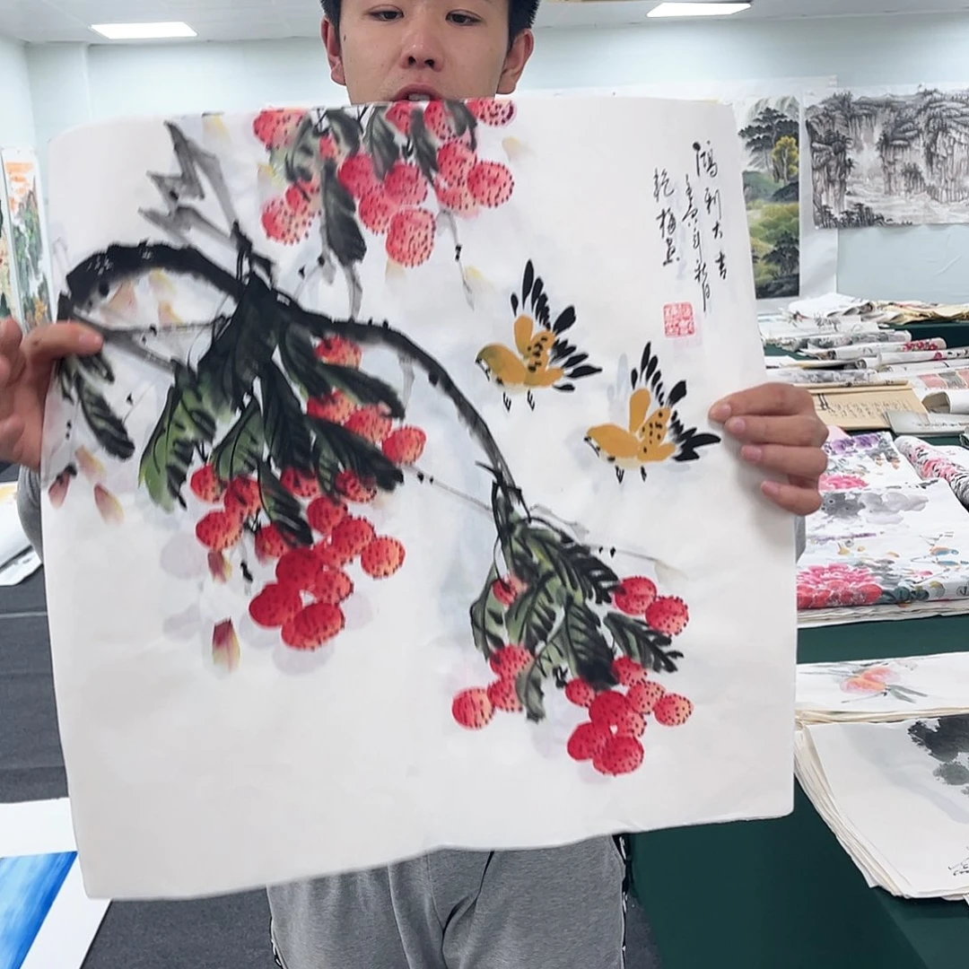 国画宣纸国画纯手绘字画