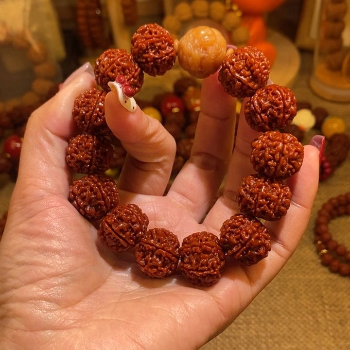 金刚菩提手串206玉华貔貅