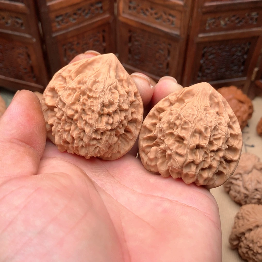 没***好把件文玩核桃45官帽