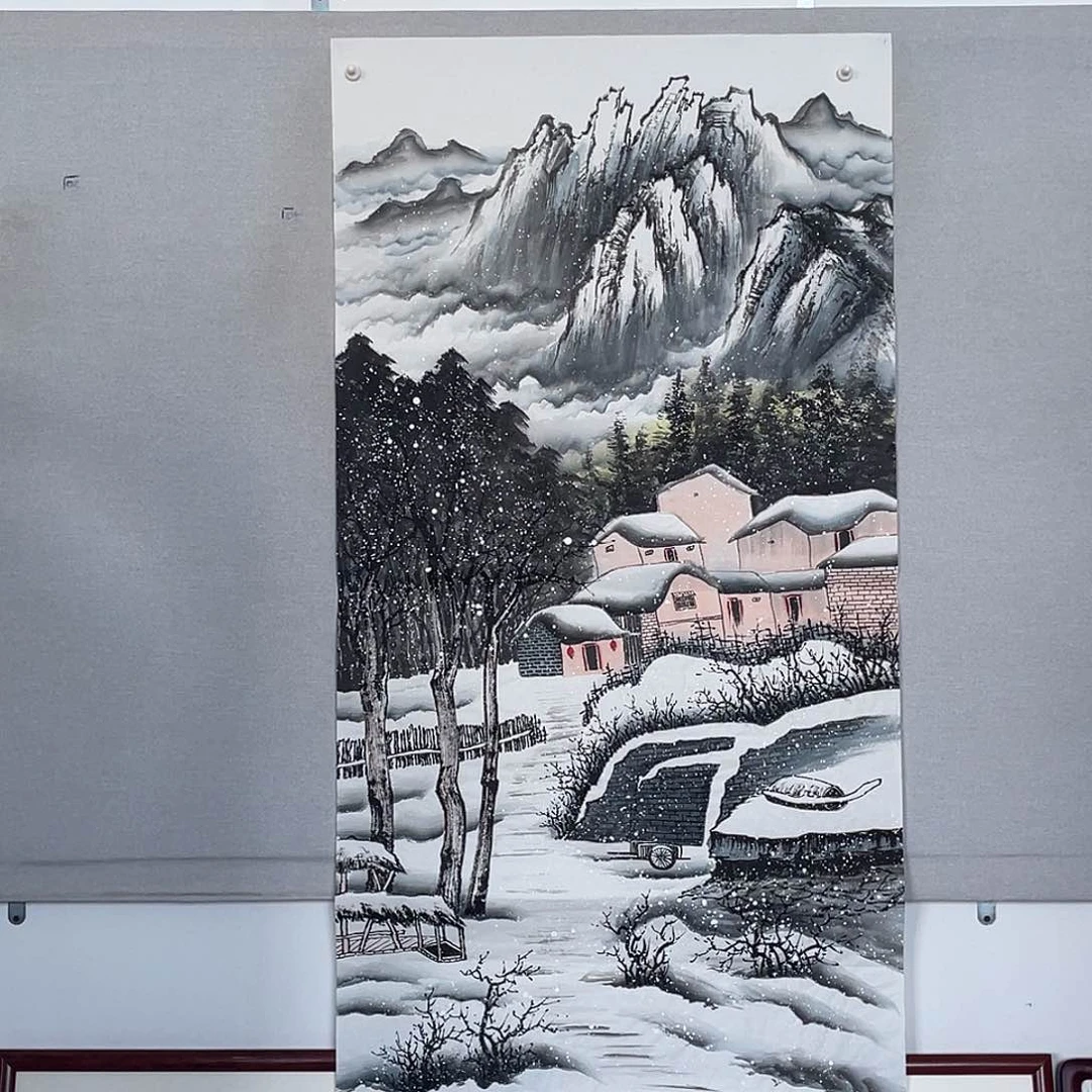 国画山水画作品欣赏1