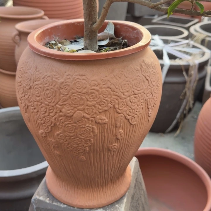 花盆紫砂口18高30宜兴紫砂