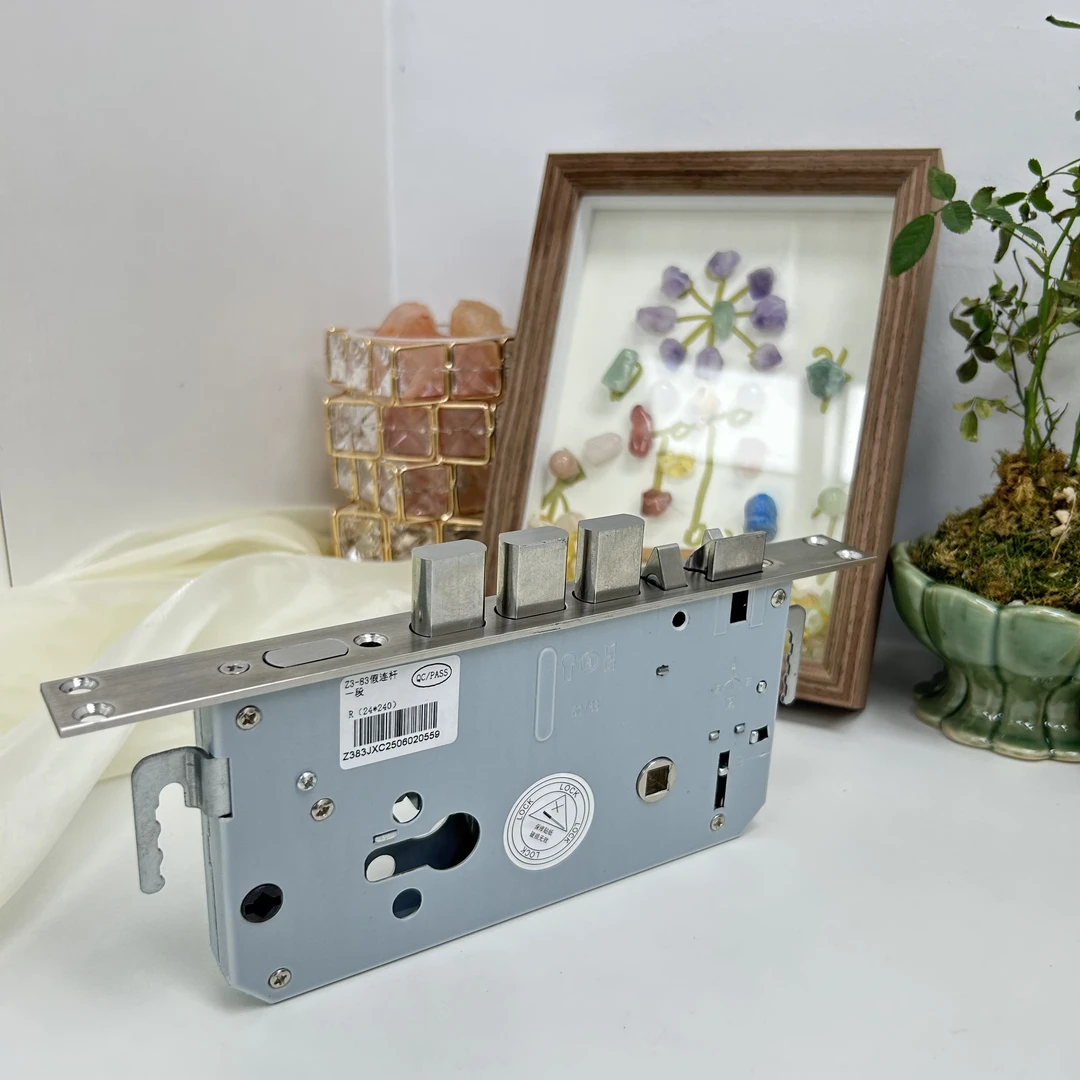 （拍1发10）防盗门自弹锁体 万嘉静音锁体 Z3防盗门锁体开叉舌