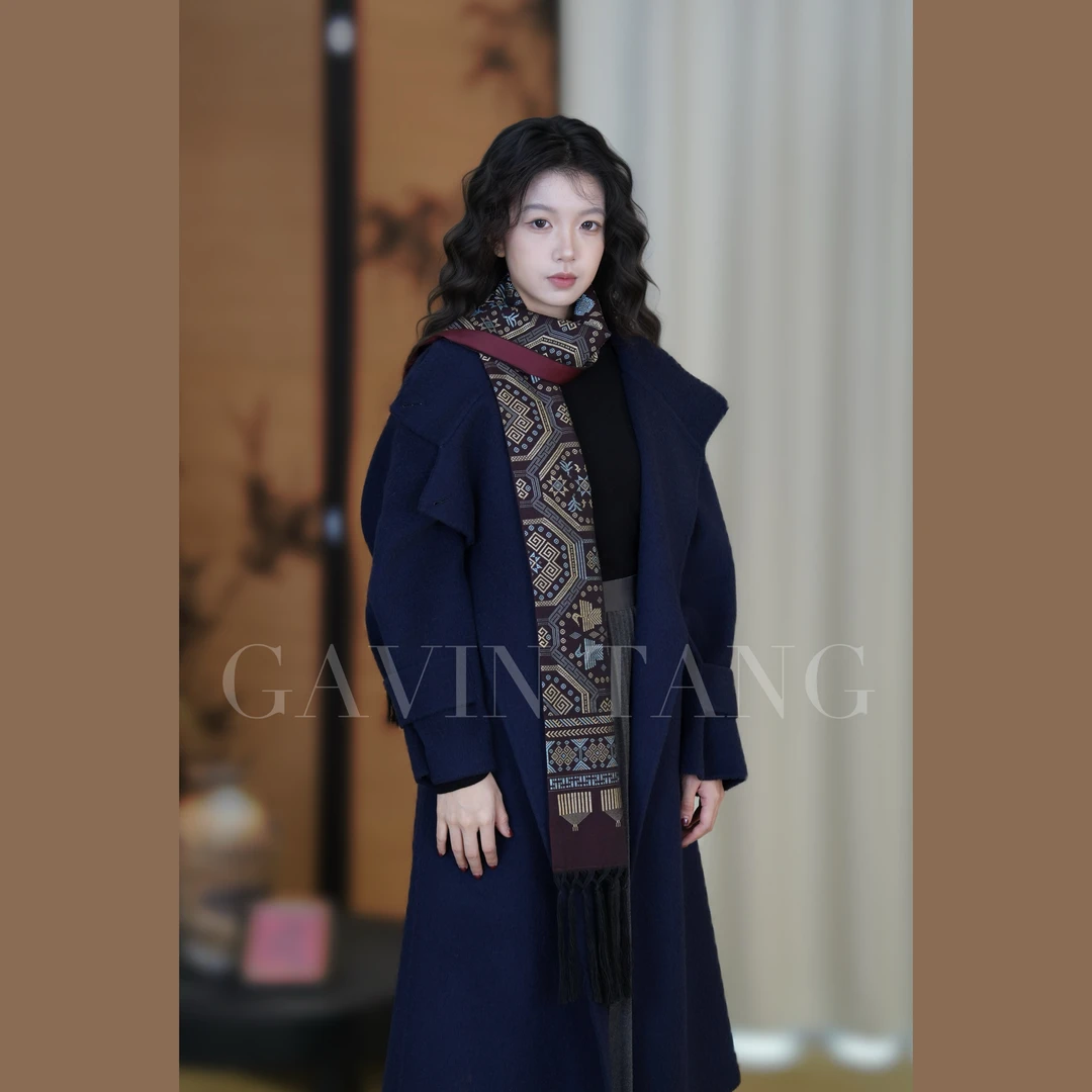 非遗壮锦｜Gavin Tang 壮锦围巾