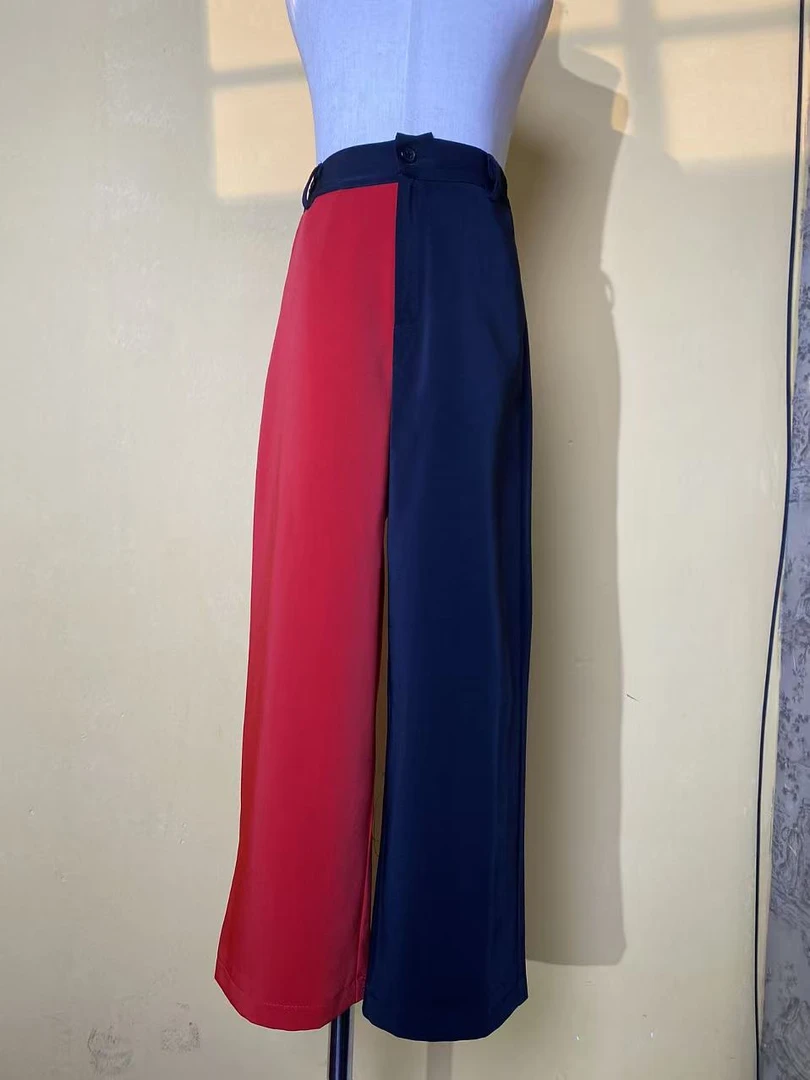 主鸳鸯长裤潮服多巴胺潮服模特走秀潮服时尚宝宝服装