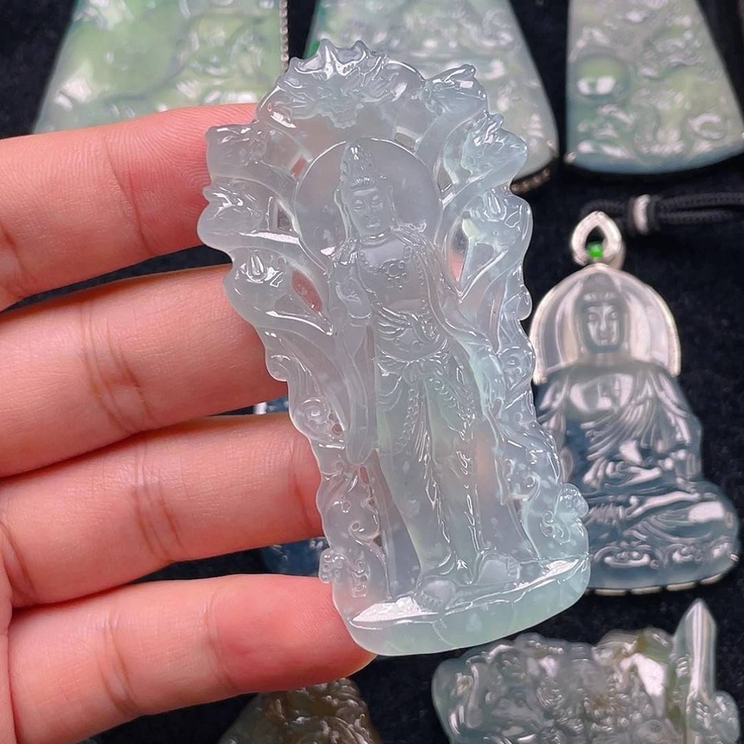 颈饰未镶嵌翡翠6，