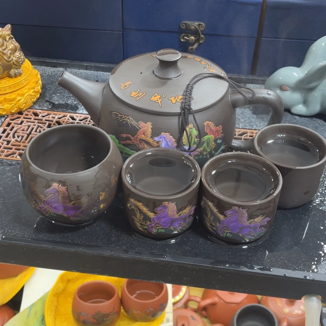 茶杯紫砂紫砂壶一壶4杯