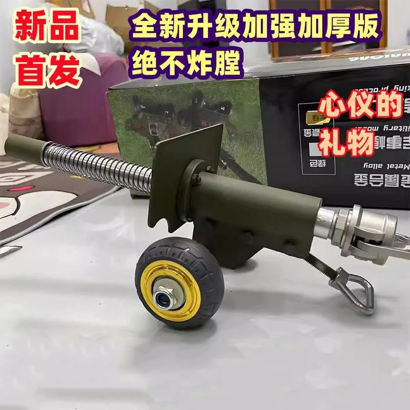 火炮发射器鞭炮神器礼炮礼品儿童过年小钢炮玩具金属大炮放炮摆件