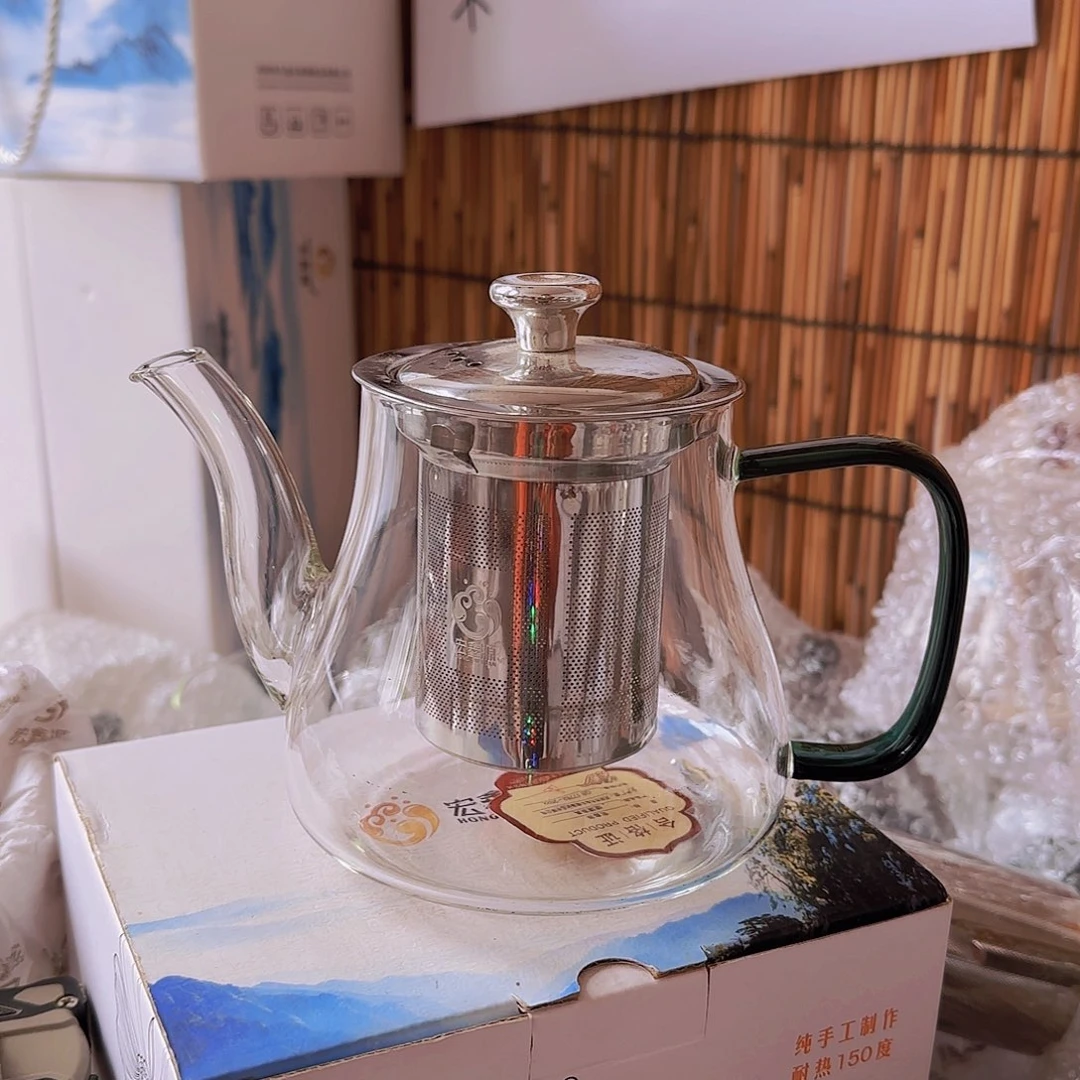 高硼硅玻璃茶水分离款瑕疵H665绿16.6