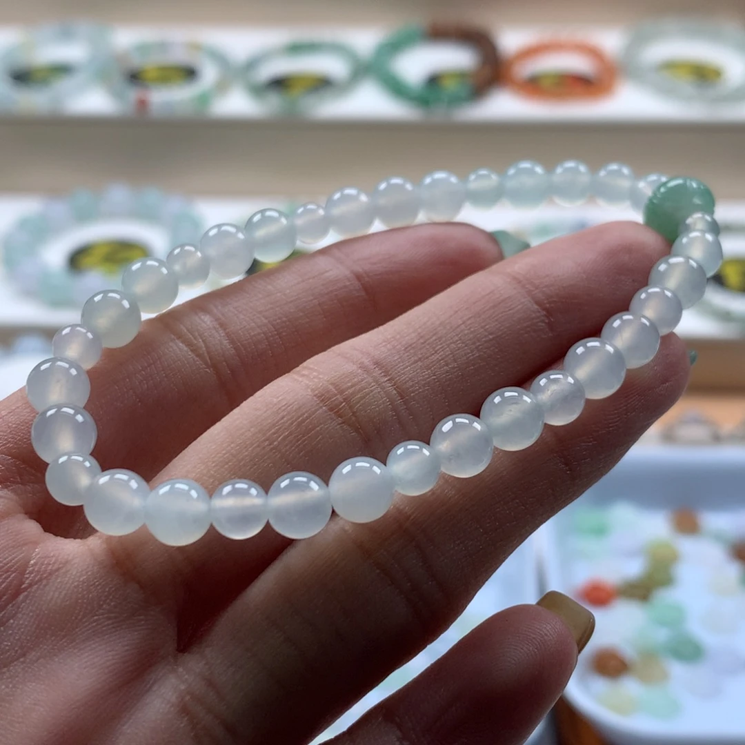 未镶嵌手串翡翠翡翠大小珠