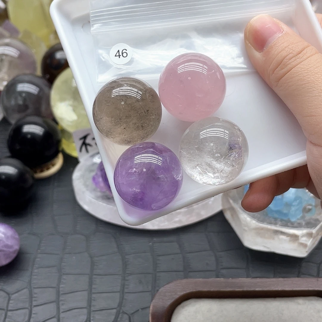 珠宝半成品未镶嵌水晶46（4.7-4.8cm