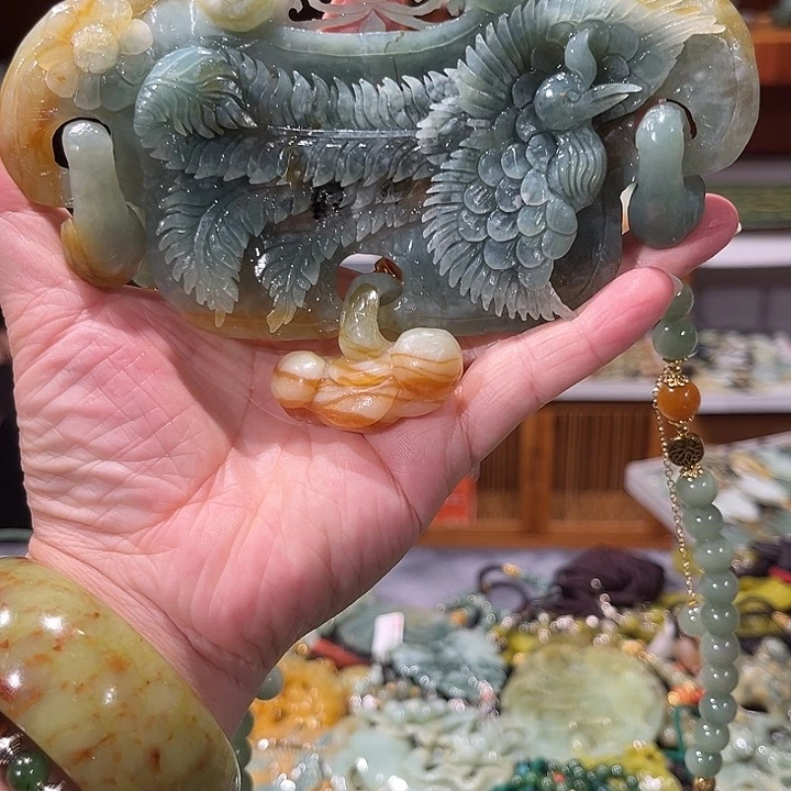 未镶嵌岫玉毛衣链
