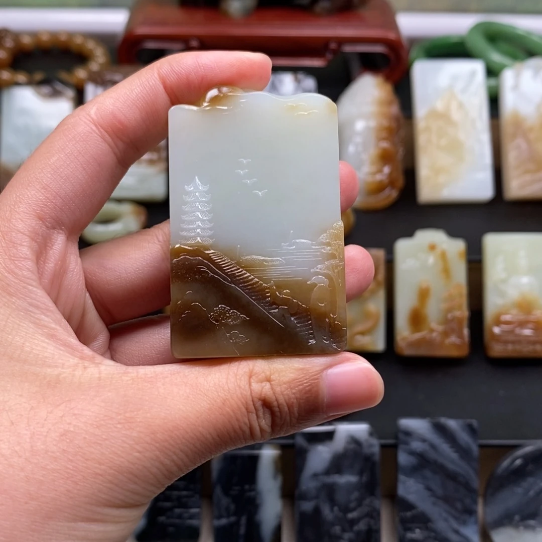未镶嵌和田玉挂件