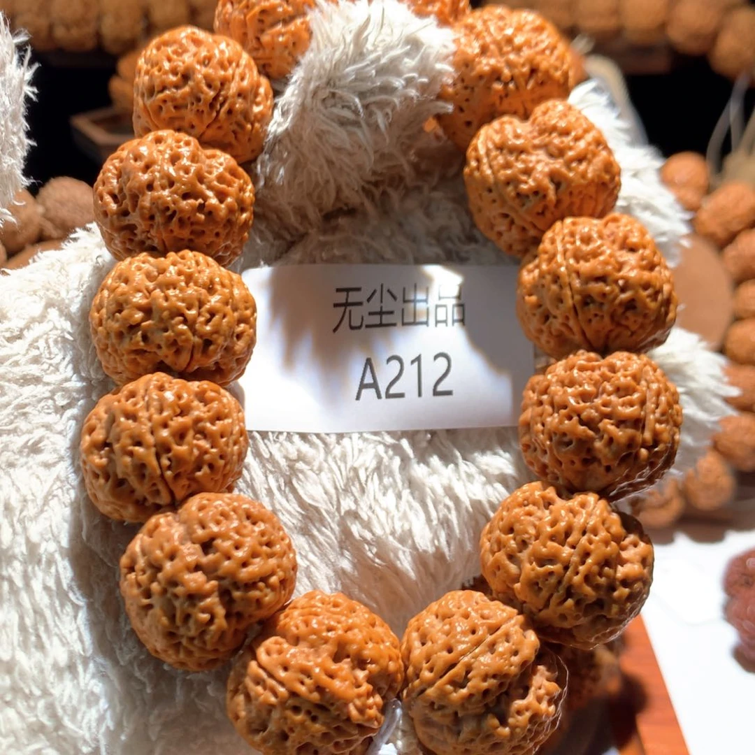 金刚菩提手串落***悄25闷墩梅花高端