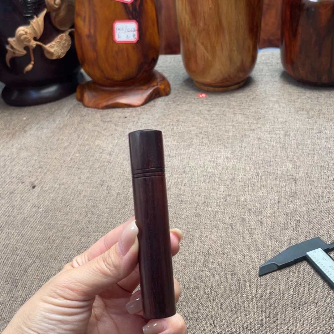 檀香紫檀（小叶紫檀）牙签筒