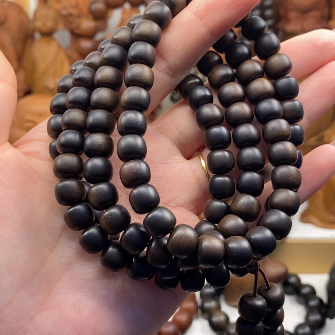 檀香木手串/手链临**饮老山檀黑沉风化8.9.108奶香微瑕
