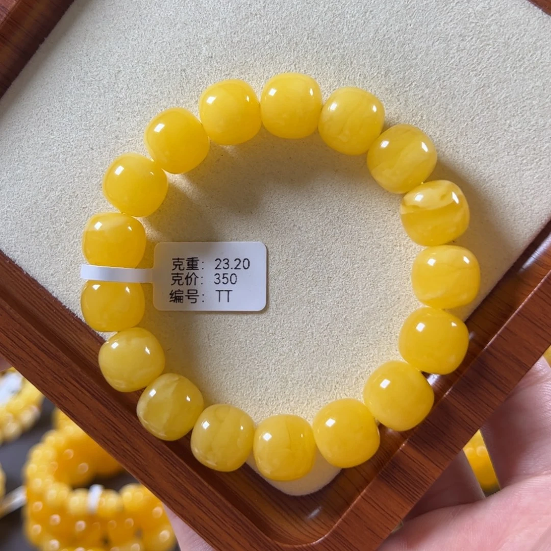 裸石蜜蜡未镶嵌13mm焦皮同料鸡油黄浓蜡老型tt