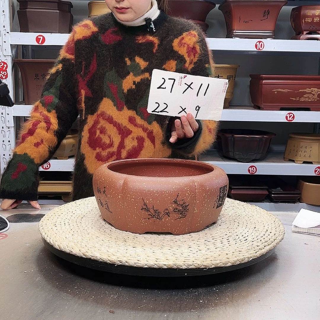 紫砂花盆紫砂花盆