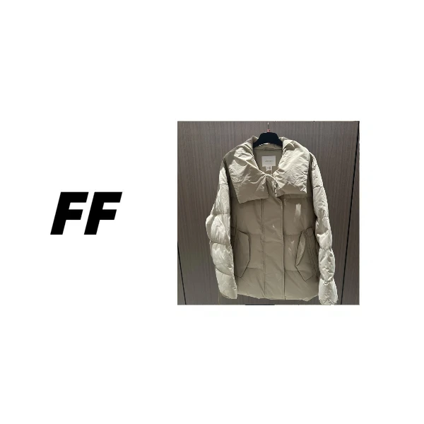 【B56142】秋冬新款中长款上衣羽羽