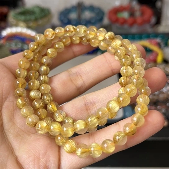 水晶手链未镶嵌矿坑