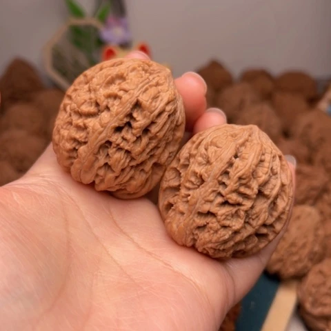 吊坠文玩核桃华北将军40全品