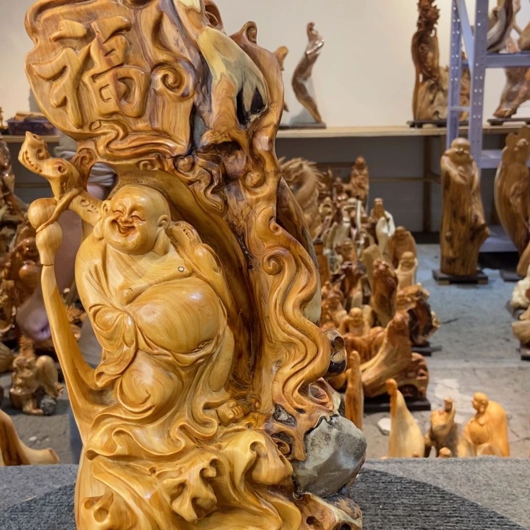 柏木（崖柏）太行崖柏根雕摆件