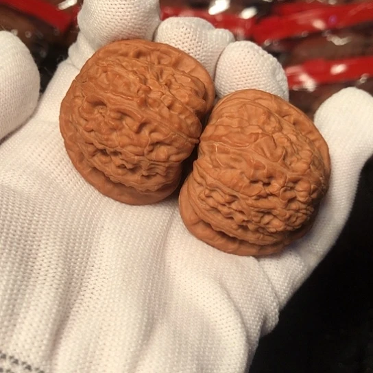 把件文玩核桃白狮子39