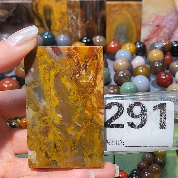 硅化玉未镶嵌天然北票树化玉吊坠