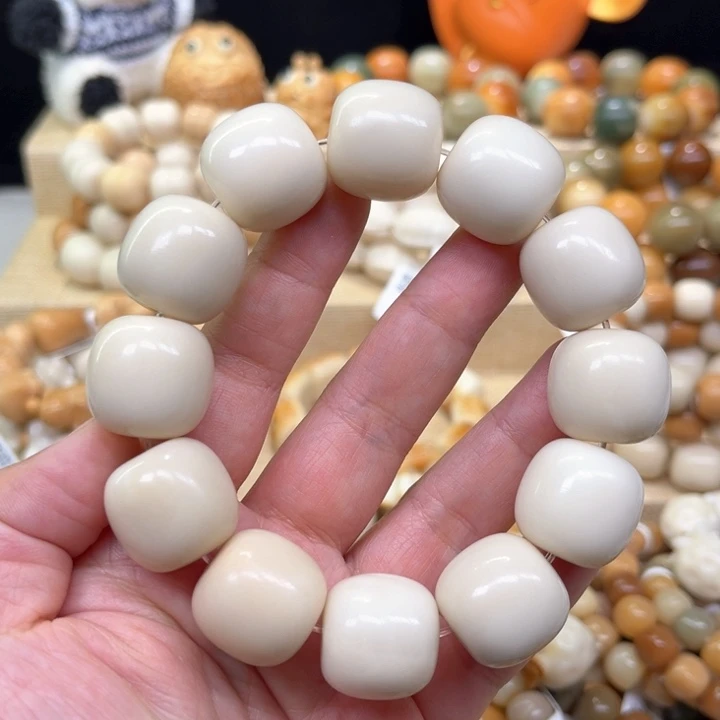 菩提根/象牙果手串象牙果全品大桶珠1-18-47