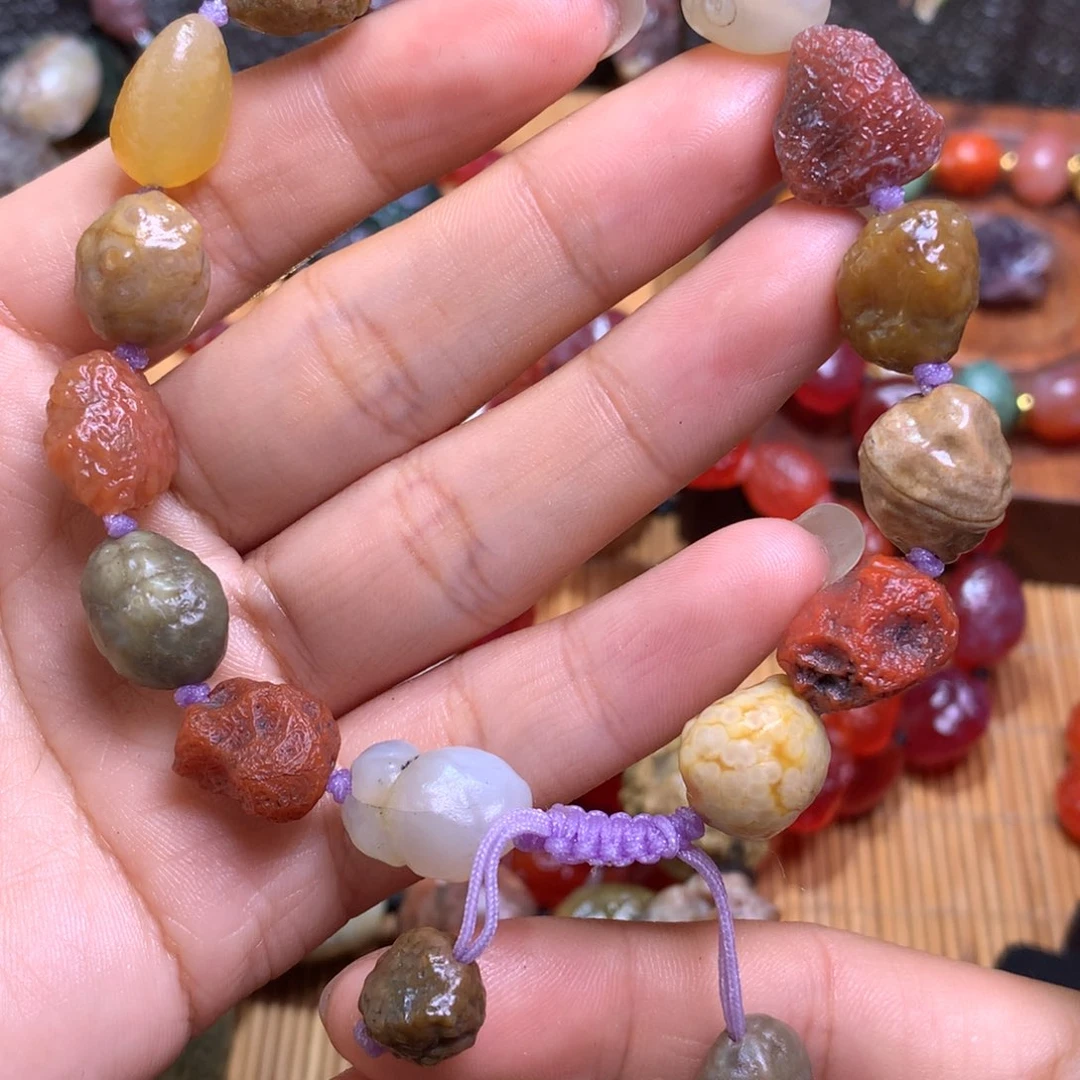 未镶嵌玛瑙/玉髓珠宝半成品