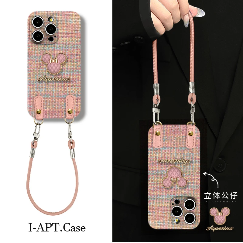 彩色编织布纹菲林软壳适用iPhone苹果手机壳华为oppo小米vivo套