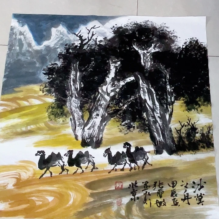 国画张圣敏先生纯手绘作品