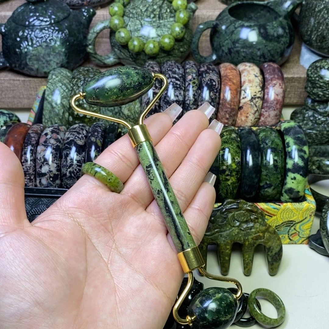 蛇纹石玉手链未镶嵌