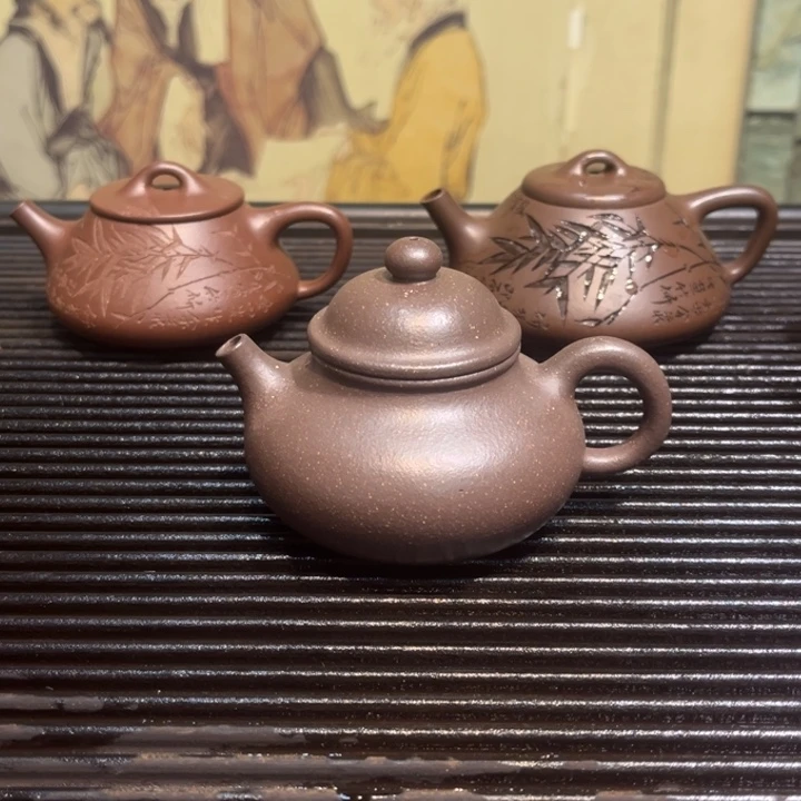 紫砂茶壶砂眼福利品天青