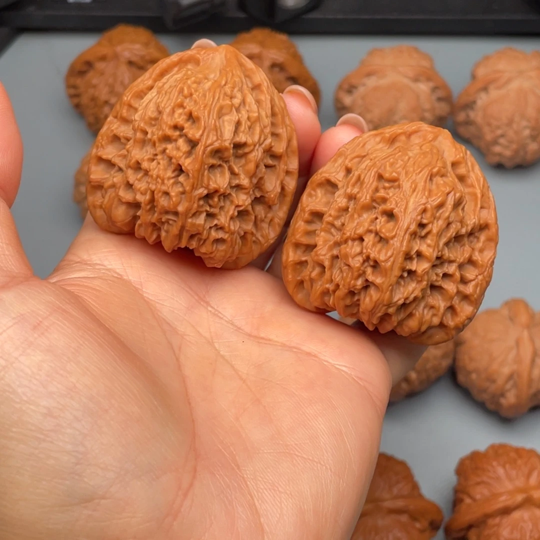 文玩核桃把件43南疆石全品