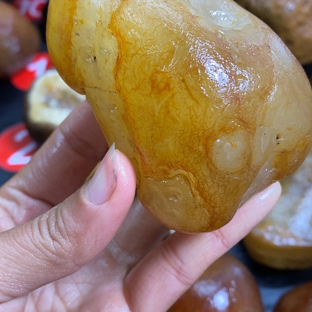 玛瑙/玉髓未镶嵌手把件