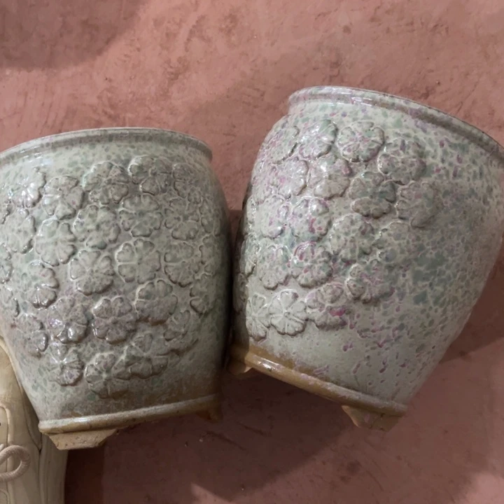 花盆紫砂口径18高度22两只正品