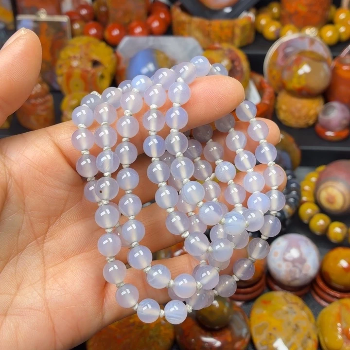 玛瑙/玉髓未镶嵌项链