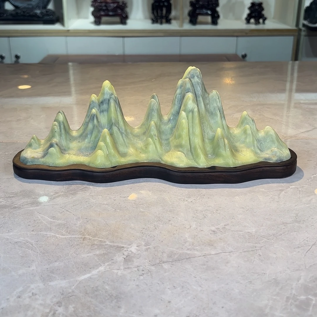 君***子灵璧石手工雕刻奇石摆件