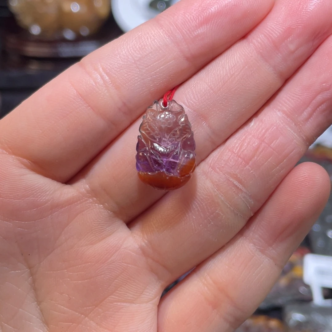 未镶嵌水晶吊坠(不含链)荆棘玫瑰小狐狸