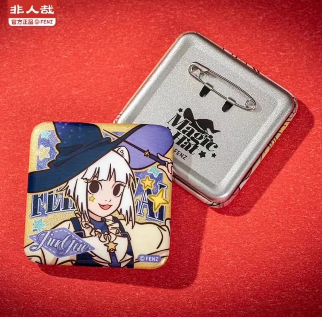 【佳佳拆卡】非人哉-帽子戏法系列--马口铁徽章盲盒拆卡【盲盒/拆盒】