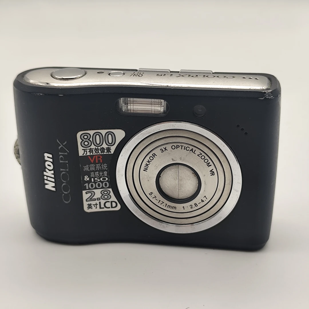 9新 Nikon/尼康 复古ccd相机 尼康l15 黑色 800w像素 氛围感