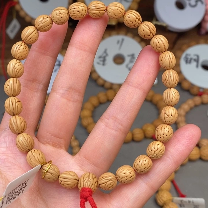 文玩核桃手串卡皮巴拉8.5抛光尺寸误差0.5之间