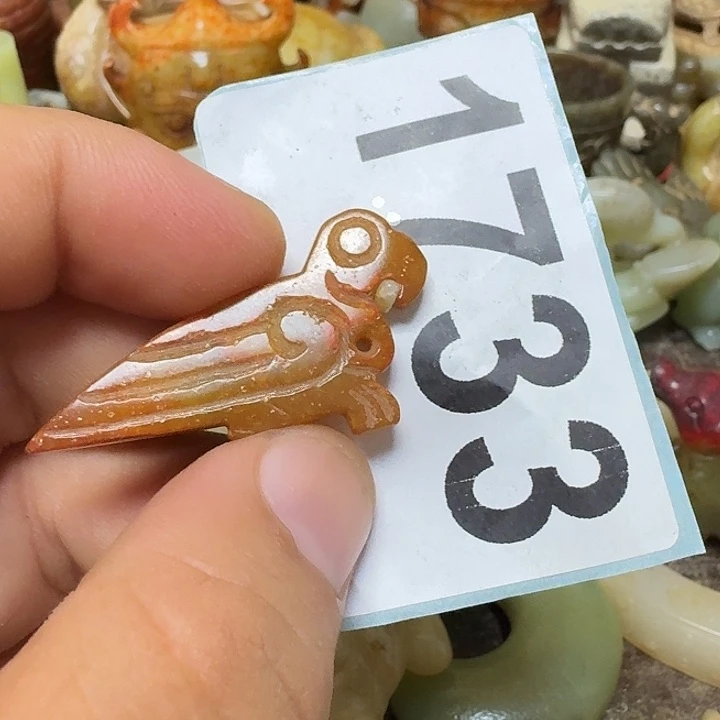 龙***邪和田玉未镶嵌颈饰