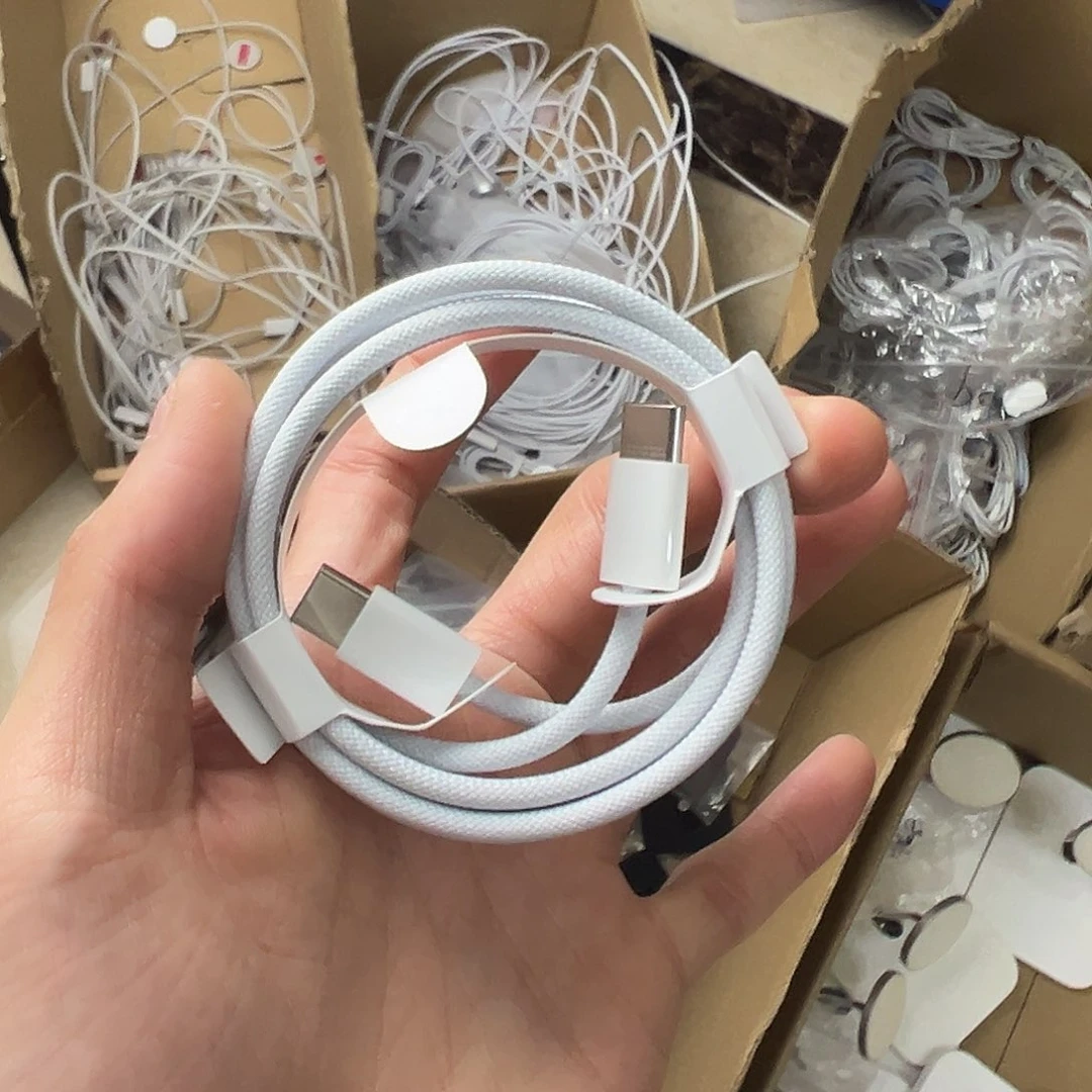 准新品双C白色编织线 全新带卡纸