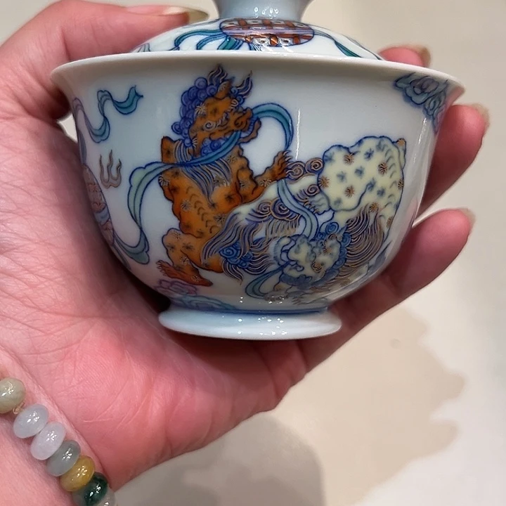 原矿老派斗彩描金