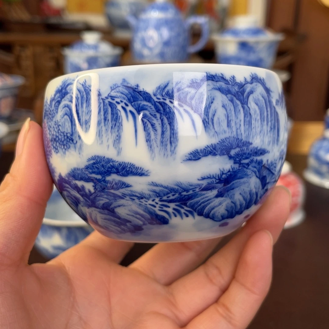 杯景德镇陶瓷手工手绘