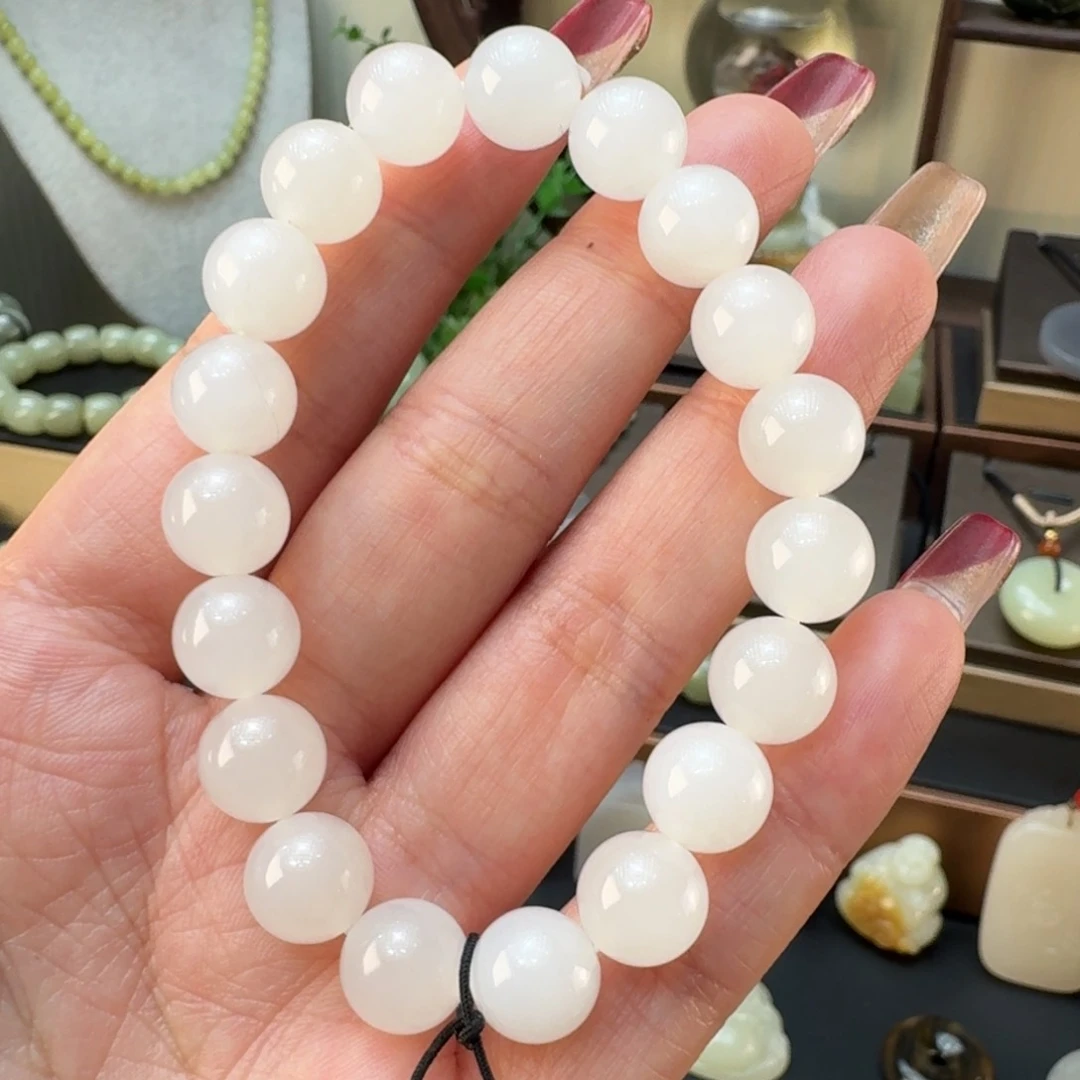 和田玉手链未镶嵌Y*堯