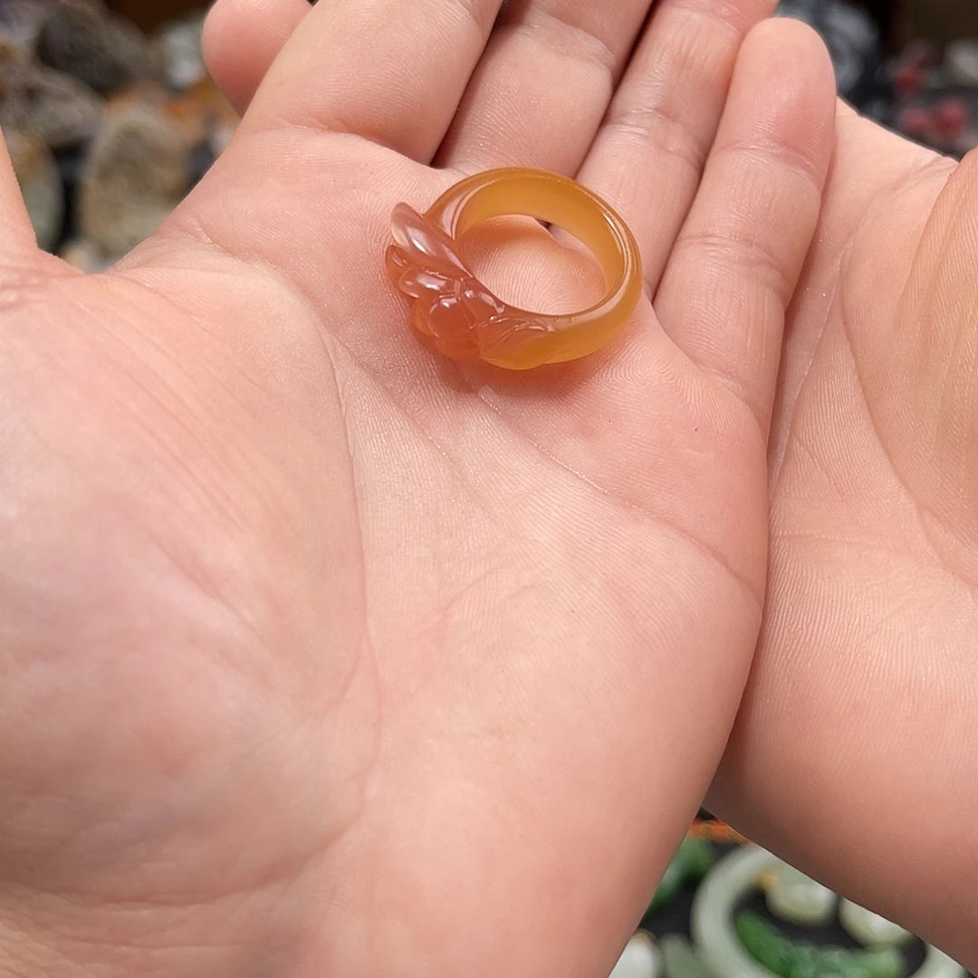 玛瑙/玉髓未镶嵌戒指