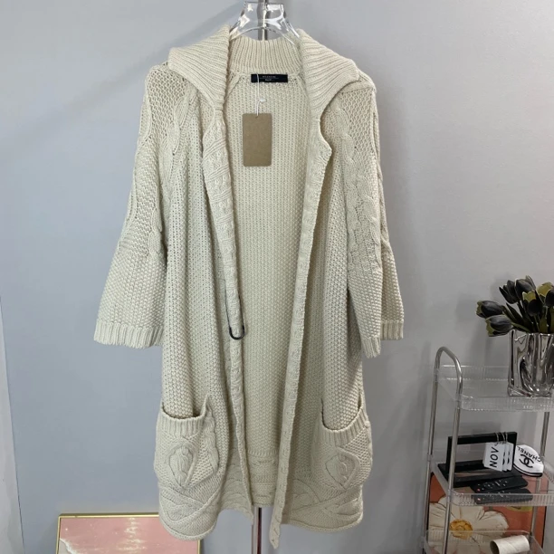 99新 MaxMara A8499 weekend 米黄色 毛衣 99新 S码