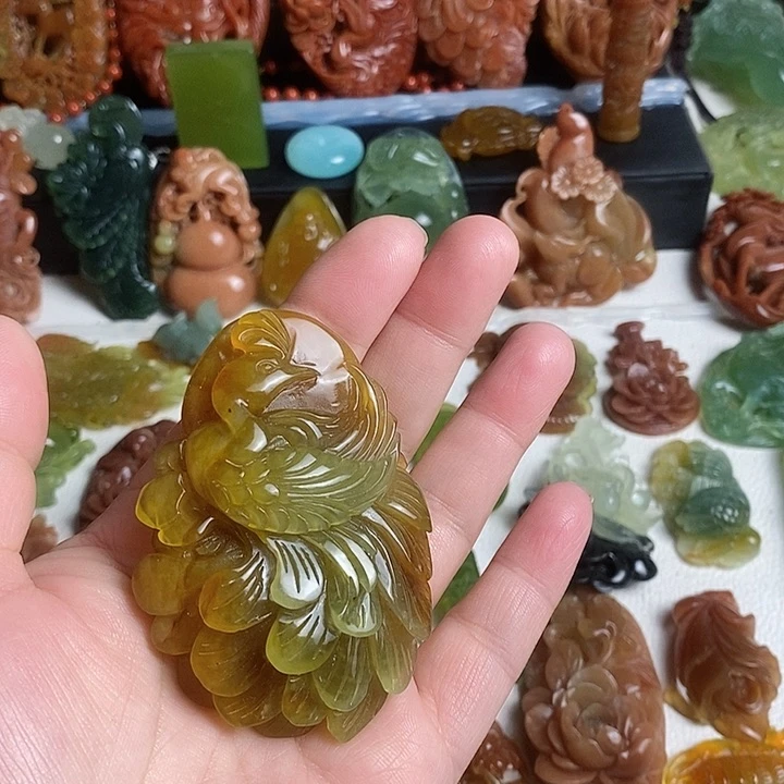 未镶嵌蛇纹石玉颈饰